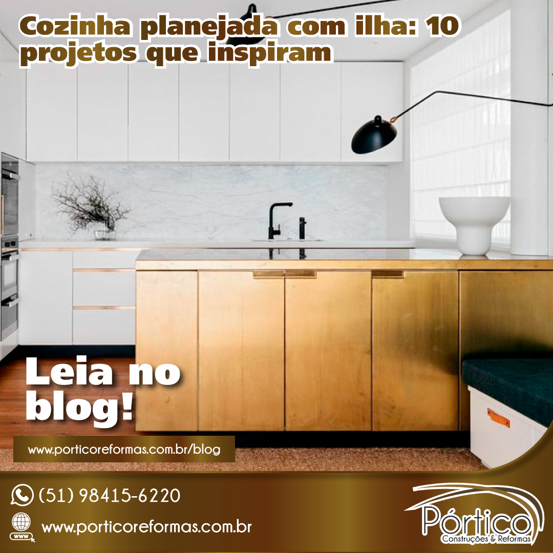 Cozinha planejada com ilha: 10 projetos que inspiram